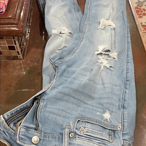 Mens Hollister super skinny stacked jeans - Picture 2 of 4